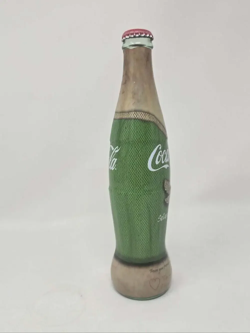 Limited Edition Selena Gomez Coca Cola Glass Bottle Coke 9.5